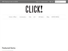 Tablet Screenshot of clickdesignthatfits.com